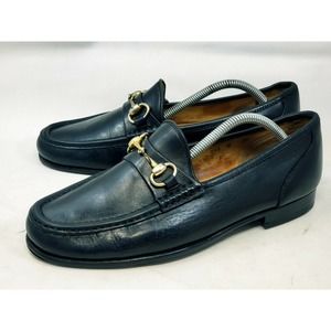 CHURCHS Mens Loafers HORSEBIT Dress Shoes Sz US 8.5 W Prima Classe Black England
